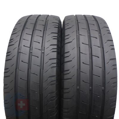 3. 4 x CONTINENTAL 205/65 R16C 107/105T ContiVanContact 200 Lato 2016/18 7 ; 8mm Jak Nowe