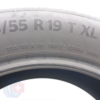 6. Opony 235/55 R19 2x CONTINENTAL 105T XL EcoContact Q SEAL Letnie 2023 6,2mm