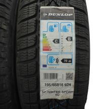 2. 4 x DUNLOP 195/65 R16 92H SP Winter Sport 4D Zima 2019 