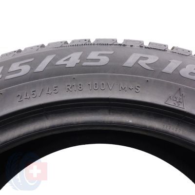 5. Opony 245/45 R18 2x PIRELLI 100V XL Sottozero 3 Winter zimowe 6,2mm 2015