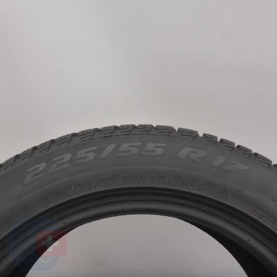 5. Opony 225/55 R17 2x PIRELLI 97H Sottozero 3 Winter RunFlat BMW Zimowe 2022 6,2-6,8mm