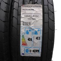 2. 4 x BRIDGESTONE 195/65 R16C 104/102T Duravis R660 Lato 2018 Jak Nowe