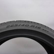 6. Opony 225/40 R18 2x PIRELLI 92Y XL P Zero A0 Letnie 2024 6,5-6,2mm