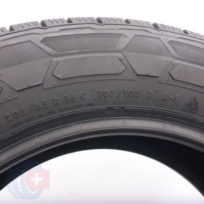 6. Opony 205/65 R16C 2x CONTINENTAL 107/105T VanContact Winter Zimowe 2024 8,2-7,2mm