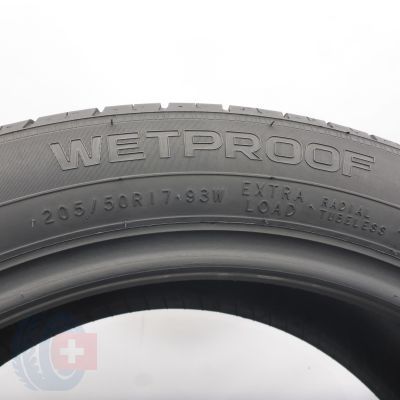 4. Opona 205/50 R17 1x NOKIAN 93W XL Wetproof Letnia 2022 8,2mm