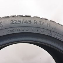 6. Opony 225/45 R17 2x CONTINENTAL 91H WinterContact TS 870 Zimowe 2023 8-7,5mm