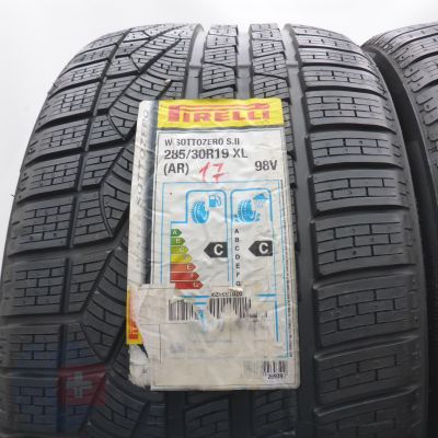 2. Opony 285/30 R19 2x PIRELLI 98V XL Winter Sottozero SII AR Zimowe 2017/24 