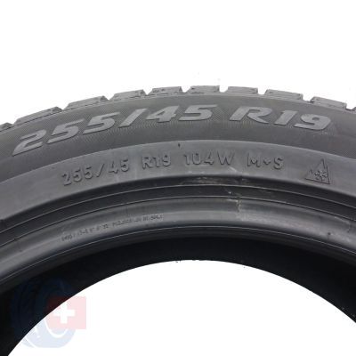 6. Opony 255/45 R19 2x PIRELLI 104W XL Sottozero 3 Winter PNCS T1 Elect Zimowe 2023 6mm