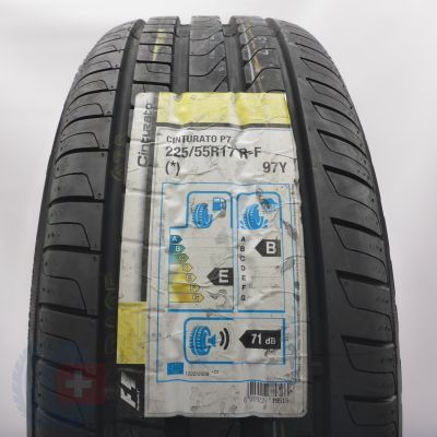 Opona 225/55 R17 1x PIRELLI 97Y Cinturato P7 RSC BMW Letnia 2017 Nieużywana 