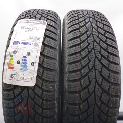 Opony 165/65 R15 2x CONTINENTAL 81T WinterContact TS870 Zimowe 2023