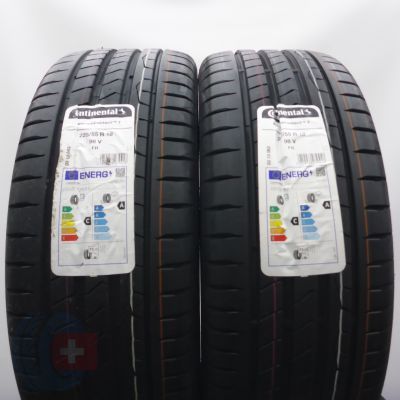 3. Opony 225/55 R18 4x CONTINENTAL 98V PremiumContact 6 Letnie 2025 Nieużywane