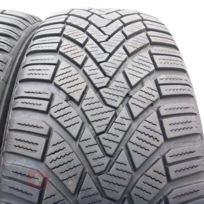 4. Opony 195/55 R16 2x CONTINENTAL 87H ContiWinterContact TS850 Zimowe 2014 5,8-6mm