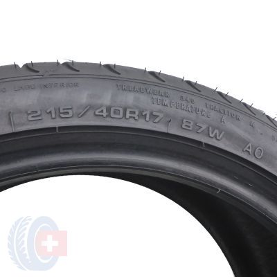 3. 2x GOODYEAR 215/40 R17 87W XL AO EfficientGrip Lato 2017 6,2-6,8mm