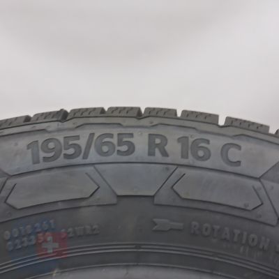 8. Opony 195/65 R16C 4x CONTINENTAL 104/102T VanContact Winter Zimowe 2022