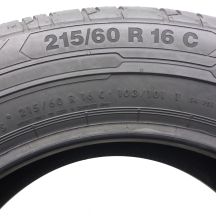 7. Opony  215/60 R16C 4x CONTINENTAL 103/101T ContiVanContact 200 Letnie 2017/19 Nieużywane 