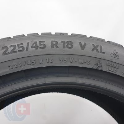 5. Opony 225/45 R18 4x CONTINENTAL 95V XL WinterContact TS870P Zimowe 2021 7,5-8mm