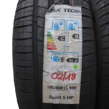 2. 2 x ESA TECAR 195/60 R15 88H Spirit 5 HP Lato 2017 Jak Nowe