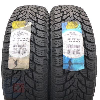 Opony 225/75 R16 2x NOKIAN 115/112Q Hakkapeliitta LT 3 Zimowe 2019 Nieużywane 