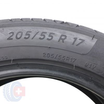 6. 4 x MICHELIN 205/55 R17 91V Primacy 4 S1 Lato DOT21 6mm