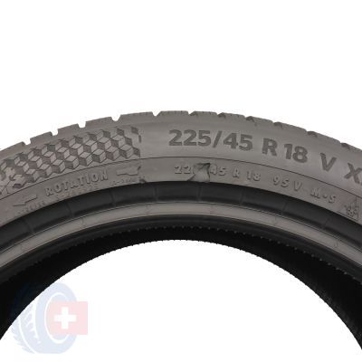 6. 2 x CONTINENTAL 225/45 R18 95V XL WinterContact TS870P Zima 2021 7,2mm