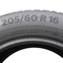 3. Opona 205/60 R16 1x CONTINENTAL 92T WinterContact TS870 zimowa 7,2mm 2021 Jak Nowa