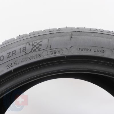 5. Opony 255/40 R18 2x MICHELIN 99Y XL Pilot Sport 4 Letnie 2016 Nieużywane