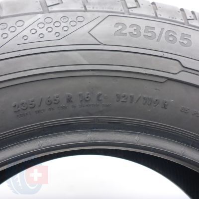 6. Opony 235/65 R16C 2x CONTINENTAL 121/119R ContiVan Contact 200 Letnie 2020 2018/19 8-7,8mm