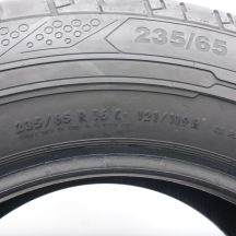 6. Opony 235/65 R16C 2x CONTINENTAL 121/119R ContiVan Contact 200 Letnie 2020 2018/19 8-7,8mm
