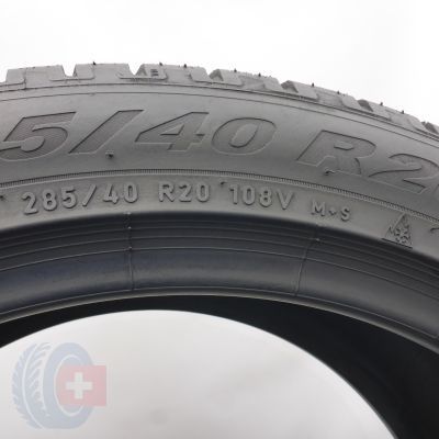 7. Opony 285/40 R20 2x PIRELLI 108V XL Scorpion Winter BMW Zimowe 2022 6,2mm 
