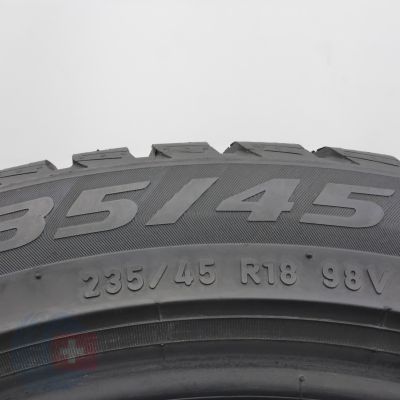 6. Opony 235/45 R18 4x PIRELLI 98V XL Sottozero 3 PNCS Elect T0 Zimowe 2022 6-6,2mm