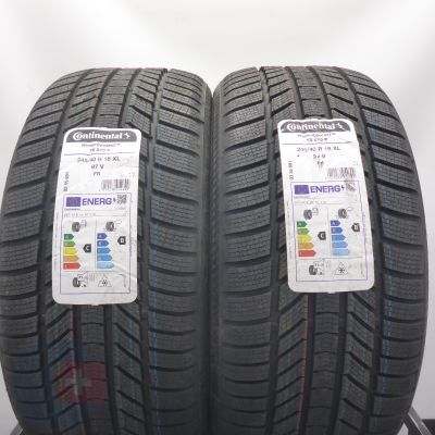 Opony 245/40 R18 2x CONTINENTAL 97V XL WinterContact TS 870 P Zimowe 2025