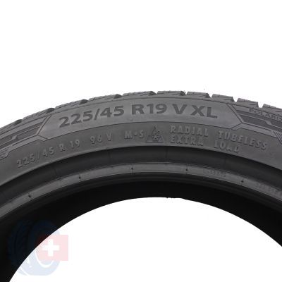 7. Opony 225/45 R19 4x BARUM 96V XL Polaris 5 Zimowe 2021 6.8-7.5mm