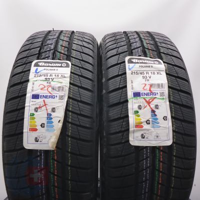 Opony 215/45 R18 2x BARUM 93V XL Polaris 5 Zimowe 2022