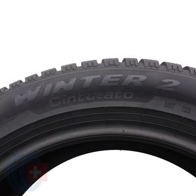 7. Opony 215/55 R18 2x PIRELLI 99H XL Winter 2 Cinturato Zimowe 2021 Jak Nowe 7,2mm