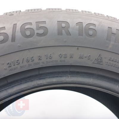 7. Opony 215/65 R16 4x CONTINENTAL 98H WinterContact TS 870 P Zimowe 2022 6,2-7mm