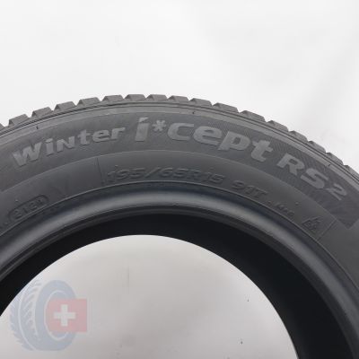 5. Opony 195/65 R15 4x HANKOOK 91T Winter ICept RS2 W452 Zimowe 2021 6,8-7mm