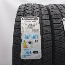 2. Opony 215/75 R16C 2x CONTINENTAL 113/111R VanContact Winter Zimowe 2018/19 