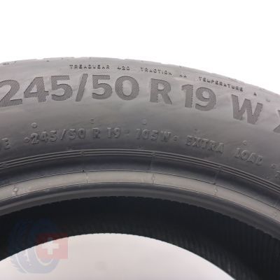 5. Opony 245/50 R19 4x CONTINENTAL 105W XL EcoContact 6 Letnie 2019 6mm