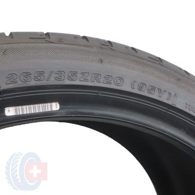 6. 2 x BRIDGESTONE 265/35 ZR20 95Y Potenza S001 Lato 2014 Nieużywane