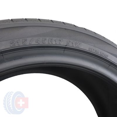 4. 1 x YOKOHAMA 215/45 R17 91W XL BluEarth-A Lato 7mm 