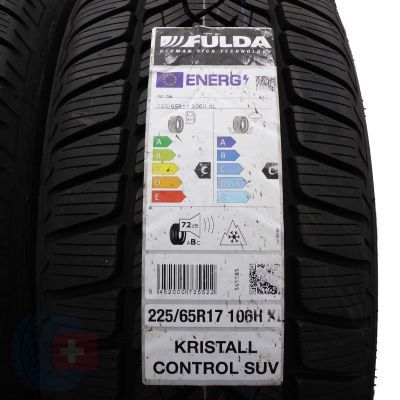 4. 4 x FULDA 225/65 R17 106H XL Kristall Control SUV Zima 2024 Jak Nowe