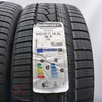 3. Opony 245/40 R19 2x CONTINENTAL 98V XL WinterContact TS860 S Zimowe 2023 