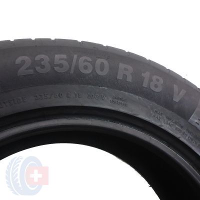 4. 2 x CONTINENTAL 235/60 R18 103V ContiEcoContact 5 SUV Lato 2015 5,8mm