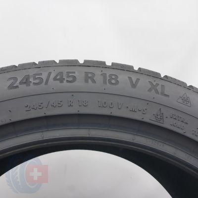 4. Opona 245/45 R18 1x CONTINENTAL 100V XL WinterContact TS 870 P Zimowa 2023 8mm