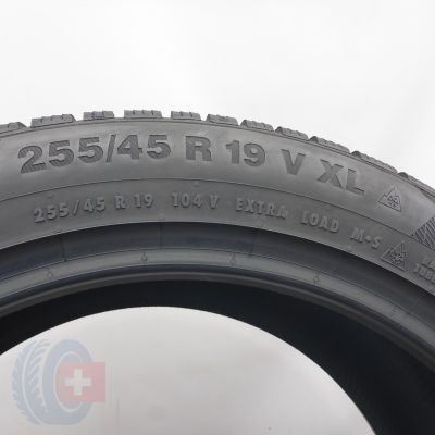 7. Opony 255/45 R19 4x CONTINENTAL 104V XL WinterContact TS 850 P Zimowe 2020 8,8-7,2mm