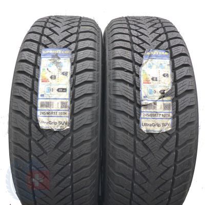 Opony 245/65 R17 2x GOODYEAR 107H Ultra Grip+ SUV 4x4 Zimowe 2015 Nieużywane 