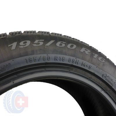 4. 1 x PIRELLI 195/60 R16 89H Snowcontrol Serie 3 Winter 210 BMW Zima 7mm