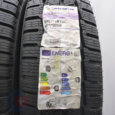 3. Opony 195/75 R16C 4x MICHELIN 107/105R Agilis Alpin Zimowe 2022 