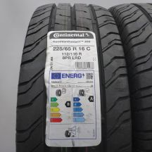 2. Opony 225/65 R16C 2x CONTINENTAL 112/110R ContiVanContact 200 Letnie 2022 