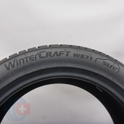 8. Opony 215/55 R18 2x KUMHO 99H XL WinterCraft WS71 SUV Zimowe 2021 Nieużwyane 